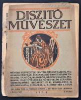 1914 a Díszítő művészet 1. évf. 2. lapszáma, érdekes írásokkal