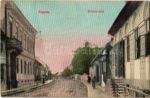 1911 Fogaras, Fagaras; Bethlen utca / street (fa)