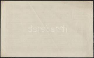 Nagykőrös 1924. "A Nagykőrösi Gyógynövény és Vegyipari Részvénytársaság" száz részvénye eg...