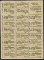 Nagykőrös 1930. "Nagykőrösi Városfejlesztő Részvénytársaság" részvénye 40P-ről, szelvények...