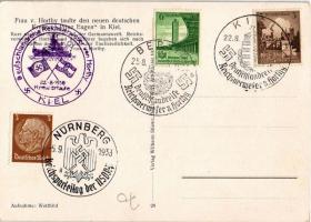 1938 Frau v. Horthy taufte den neuen deutschen Kreuzer "Prinz Eugen" in Kiel. Kurz nach de...