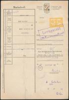 33 db marhalevél a 60-as évekből