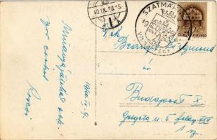 1940 Szatmárnémeti, Szatmár, Satu Mare; Pod Somes / Szamos híd / Somes River bridge. photo + "1...