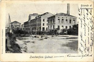 1905 Pontelagoscuro (Ferrara), Zuccherificio Gulinelli. Editrice Zammariotti Giuseppina /  sugar factory  (EK)