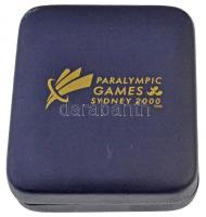 Ausztrália 2000. "Paralympic Summer Games Sydney 2000" aranyozott fém részvételi érem, ere...