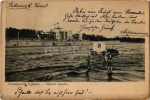 1905 Sestroretsk, Kurort, Meeresbaden / sea beach, spa (tiny tear)