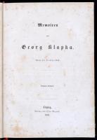 [Klapka György]: Memoiren von Georg Klapka. April bis October 1849. Leipzig, 1850, Otto Wigand, 1 (K...