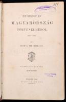 Horváth Mihály: Huszonöt év Magyarország történelméből. 1823-1848.  I-III. kötet. Bp.,1886,Ráth Mór,...