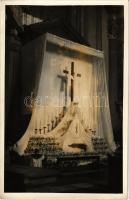 1938 Budapest XXXIV. Nemzetközi Eucharisztikus Kongresszus, oltár / 34th International Eucharistic Congress, altar. photo (fl)