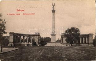 Budapest XIV. Milleniumi emlékmű (Hősök tere), omnibusz (EK)