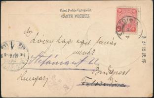 1906 Lóczy Lajos (1849-1920) geológusnak Japánból küldött levelezőlap