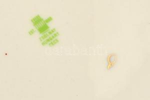 Zsolnay teáskanna, matricás, jelzett, apró kopásnyomokkal, m:18 cm, h:24 cm