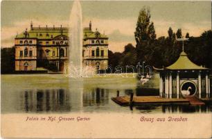 Dresden, Palais im Kgl. Grossen Garten / the Grand Garden Palace
