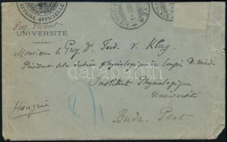 11907 Jean Louis Prévost (1838-1927) svájci neurológus levele Klug professzorhoz