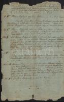 1840 Kihallgatási jegyzőkönyv, 4p