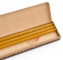 2 db Hardtmuth  Koh-i-noor ceruza szett: 9 db HB-s, illetve 7 db B-s, saját dobozaikban