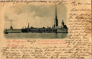 1900 Sankt-Peterburg, Saint Petersburg, St. Petersbourg; La forteresse de Pierre et Paul / Peter and Paul Fortress
