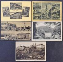 Kb. 108 db VEGYES magyar városképes lap az 1940-es, 1950-es és 1960-as évekből: 21 elcsatolt terület...