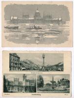 60 db RÉGI magyar városképes lap / 60 pre-1945 Hungarian town-view postcards