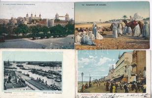 49 db RÉGI külföldi városképes lap / 49 pre-1945 European town-view postcards