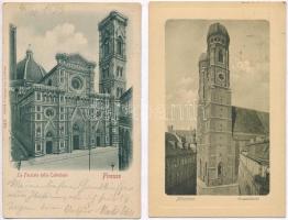 49 db RÉGI külföldi városképes lap / 49 pre-1945 European town-view postcards