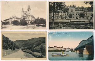 38 db RÉGI felvidéki városképes lap / 38 pre-1945 Upper Hungarian (Slovakian) town-view postcards