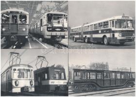 26 db MODERN használatlan közlekedési képeslap / 26 modern unused means of transport, vehicles postc...