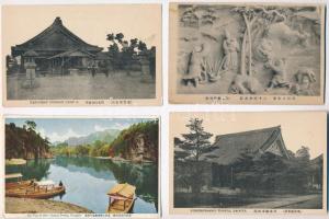 30 db RÉGI japán városképes lap / 30 pre-1945 Japanese town-view postcards