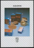 6 db kávézással, kakaózással kapcsolatos reklámnyomtatvány és fotó