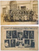 18 db RÉGI képeslap, főleg motívumok és magyar városok, pár fotó / 18 pre-1945 postcards, mostly motives and Hungarian towns, some photos