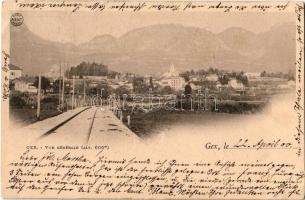 25 db régi francia városképes lap / 25 pre-1945 French town-view postcards