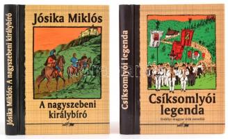2 db könyv - Jósika Miklós: A nagyszebeni királybíró. Szeged, 2006, Lazi. + Csíksomlyói legenda. Erdélyi antológia. Szeged, 2006, Lazi. Kiadói kartonált kötés, jó állapotban.