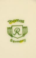 Thomas Rosenthal porcelán tálka, 4 db, matricás, jelzett, kopásnyomokkal, d: 8 cm