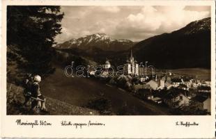 Mariazell, Blick gegen Tonion / town, mountain