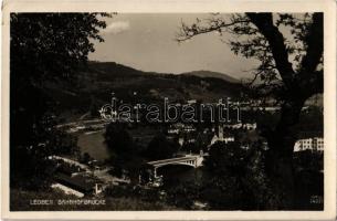 Leoben, Bahnhofbrücke / railway station, bridge