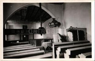 Magyarbikal, Bikal, Bicalatu; Református templom, belső / Calvinist church interior