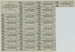 Dés 1912. "Deési Hitelbank Részvénytársaság" részvénye 200K-ról, szelvényekkel, szárazpecs...