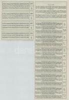 Budapest 1928. "Pesti Magyar Kereskedelmi Bank" öt részvénye egyben, összesen 250P-ről, né...