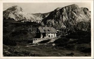 Hochschwab, Sonnchienhütte mit dem Ebenstein / mountain hut