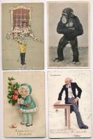 49 db főleg RÉGI képeslap, külföldi városok, sok motívum. vegyes minőség / 49 mostly pre-1945 postca...