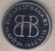 1991. "BUÉK.Budapest Bank" Ag emlékérem 7g T:PP Díszdobozban!