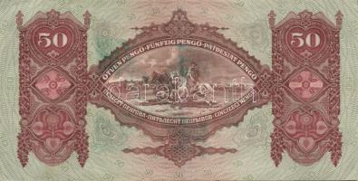 1930-36. 10P, 50P, 100P zöld nyilaskeresztes felülbélyegzéssel T:II,II-