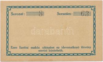 Újpest 1919. Mauthner Bőrgyár 1k + 2K váltópénz T:I,I-