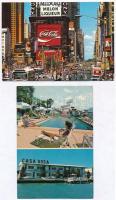 45 db MODERN amerikai és kanadai városképes lap + 1 leporello / 45 modern American (USA) and Canadia...