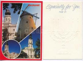 50 db MODERN judaika témájú képeslap zsinagógákkal / 50 modern Jewish themed, Judaica postcards with...