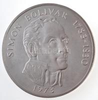 Panama 1973. 20B Ag Simon Bolivar sérült díszdobozban, (129,59g/0.925) T:BU