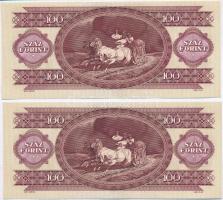 1984. 100Ft (2x) sorszámkövetők T:I,I- 
Adamo F35