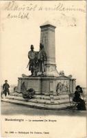 1905 Blankenberge, Blankenberghe; Le monument De Bruyne (Rb)