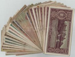 30db-os vegyes magyar pengő bankjegy tétel T:III,III-