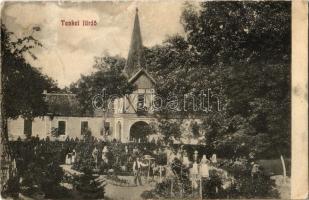 1924 Tenke, Tinca; Fürdő, kert, fürdőház / spa, bathing house, garden (ázott sarok / wet corner)